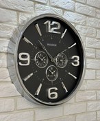 تصویر ساعت دیواری پالادیوم مدل 5311 صفحه مشکی 