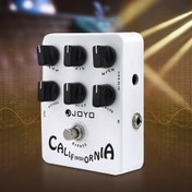 تصویر پدال افکت JOYO California – شبیه‌ساز آمپ کلاسیک با درایو پرقدرت و صدای حرفه‌ای JOYO Overdrive Distortion Pedal Amp Simulator Rock Tones from OD to Dist for Electric Guitar Effect - Bypass (California Sound JF-15)