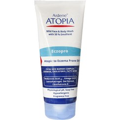 تصویر لوسیون شوینده بسیار ملایم آردن آتوپیا مدل Eczopro حاوی 50 درصد روغن نرم کننده حجم 200 میلی لیتر 