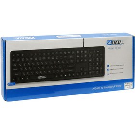 تصویر کیبورد باسیم سادیتا مدل SK-301 SK-301 Wired Keyboard