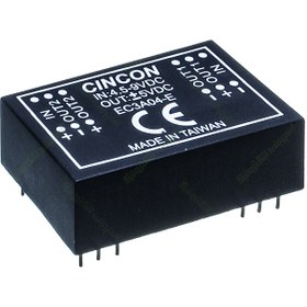 تصویر مبدل ولتاژ سینکون 300± میلی آمپر CINCON EC3A04-E DC/DC IN:4/5-9V OUT:±5V 