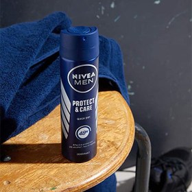 تصویر اسپری بدن 48 ساعته پرتکت اند کر مردانه نیوآ Protect & Care body spray 48 hour Men Nivea 150 ML