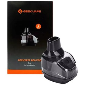 تصویر کارتریج بی۶۰ کمپانی گیک ویپ Geekvape B60 Empty Cartridge 5ml توجه: کارتریج بدون کویل هست، در صورت نیاز به کویل باید به صورت جداگانه تهیه شود.