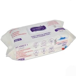 تصویر دستمال مرطوب همه کاره Number 1 Clean بسته ۱۰۰ عددی 