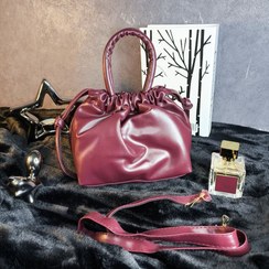 تصویر کیف زنانه لاکچری زرشکی کد 210 