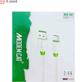 تصویر کابل مودم کت MCB-007 /TYPE-C Modem charging cable CAT Type C MCB-007