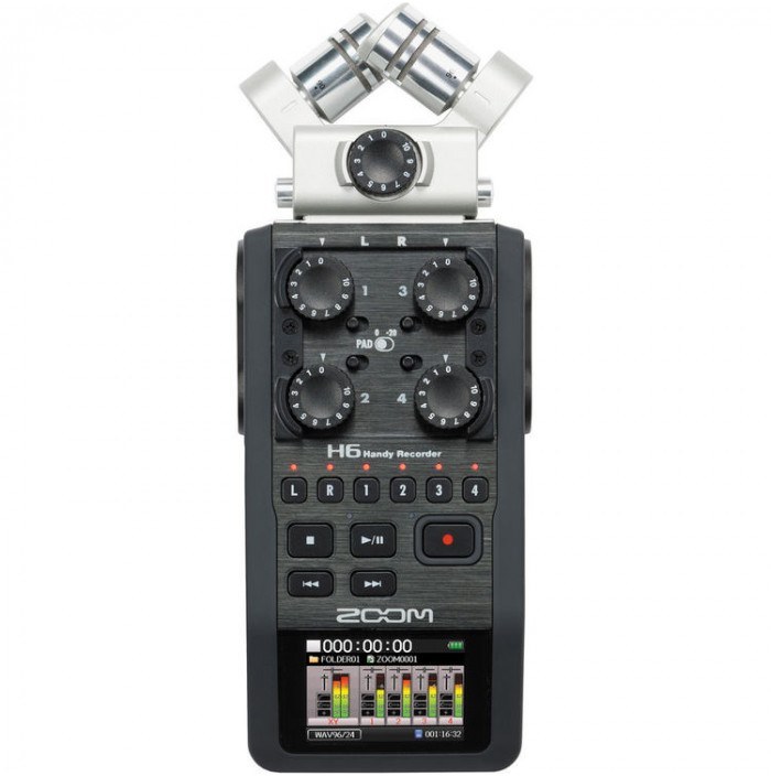 ZOOM H6 BLACK Handy Recorder ☆美品-