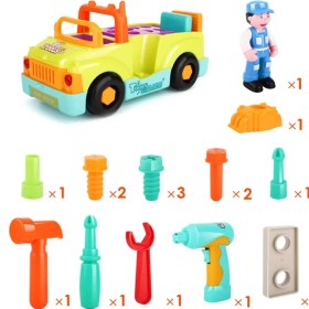 تصویر کامیون ابزار Huile Toys 789 