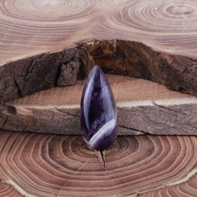 تصویر نگین اشکی آمیتیست 