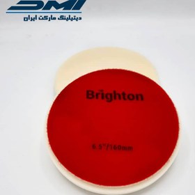 تصویر پد پولیش زبر روتاری سفید 150 میلی متری برایتون مدل Brighton Rotary Heavy Cut Polishing Pad 150mm 