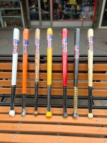 تصویر چوب بیسبال طرح دار 