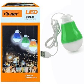 تصویر لامپ USB LED آویزدار 5 ولت دی نت مدل DT-432 D-Net DT-432 USB LED Bulb 5V, 5W