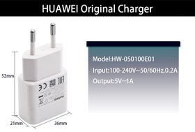 تصویر آداپتور شارژر اورجینال هوآوی مدل HW-050100E01 ا Huawei HW-050100E01 Wall Charger Huawei HW-050100E01 Wall Charger