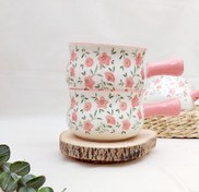 تصویر تابه تک نفره سرامیکی گل 