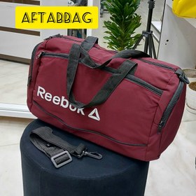 تصویر ساک باشگاهی ورزشی مردانه زنانه طرح Reebok زیپ جلو قوص 