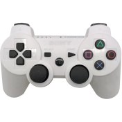تصویر دسته بیسیم پلی استیشن 3 - سفید Doubleshock PS3 Wireless Controller
