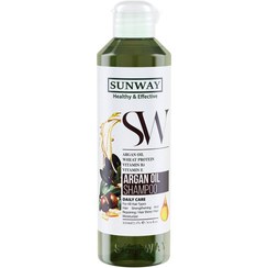 تصویر شامپو حاوی روغن آرگان حجم 250 میلی لیتر سان وی Sunway Argan Oil Shampoo 250 ml