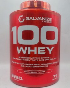 تصویر پروتئین وی 100 2.280 کیلوگرم گالوانایز GALVANIZE NUTRITION 100 Whey 2280g