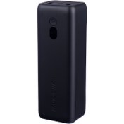 تصویر پاوربانک 30000 میلی آمپری 100 وات پاورولوژی اونیکس مدل Powerology Ppbcha20 Onyx 300000mAh Dual Usb-C Power Bank