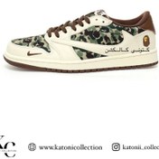 تصویر کفش بسکتبال نایکی ایر جردن ۱ تراویس اسکات 