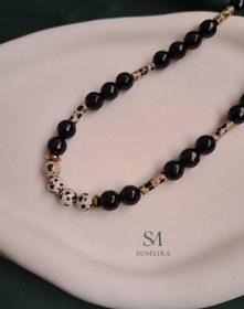 تصویر گردنبند سنگ طبیعی کد ۱۰۴ 