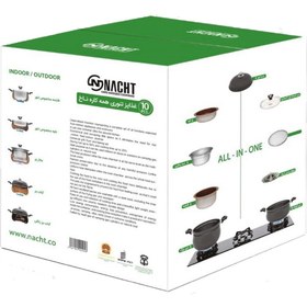 تصویر سرویس غذاپز همه کاره مدل ۱۱ پارچه ۱۲ نفره- آریا All-purpose cooking service model 11 fabric for 12 people - Aria