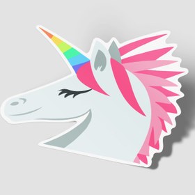 تصویر استیکر اسب تک شاخ - unicorn 