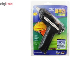 تصویر دستگاه چسب تفنگی جانسون مدل FL138B به همراه چسب حرارتی 