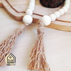 تصویر ریسه مهره ای چوبی 01 