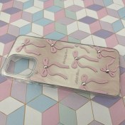 تصویر قاب گوشی Galaxy A22 سامسونگ طرح پاپیون نگین دار کد 664 