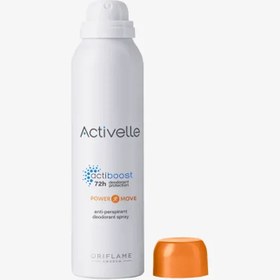 تصویر اسپری دئودورانت 72 ساعته پاور موو اکتیبوست اکتیول ACTIVELLE Power Move Anti-perspirant Deodorant Spray