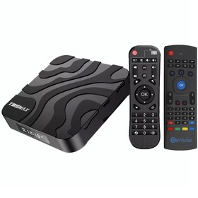 تصویر اندروید باکس مدل T95 Max به همراه ریموت کنترل ایر ماوس بنیوس BE-AM01 T95 Max Android box With Controller BE-AM01