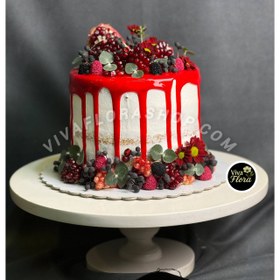 تصویر کیک یلدایی طعم بهشت 