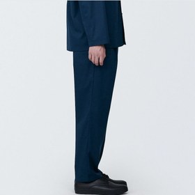 تصویر شلوار راحتی گشاد با طراحی چین‌دار و مقاوم در برابر چروک برند muji Wrinkle Resistant Darted Wide-Fit Easy Pants