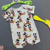 تصویر رامپر نخی نوزاد و بچه گانه وارداتی مارک اورجینال دیزنی بیبی میکی موس Disney Baby cotton rompers 