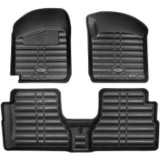 تصویر کفپوش سه بعدی چرم مصنوعی مناسب پراید ۱۱۱ و صبا 