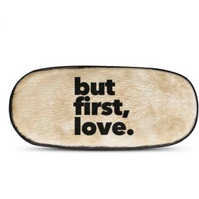 تصویر طرح اما عشق اول برای چشم بند خواب کورال But First Love Design for Coral378 Sleep Mask