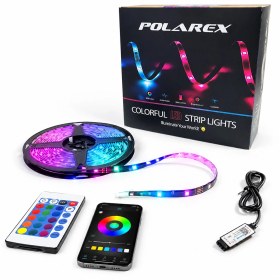 تصویر ریسه هوشمند RGB مدل SN-3 با رقص نور حساس به صدا ۵ متر 