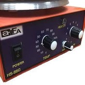 تصویر هات پلیت (هیتر استیرر) آنالوگ آلفا ALFA HS860 Hot plate (electric stirrer) ALFA