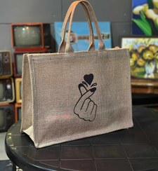 تصویر کیف کنفی jute bag