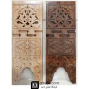 تصویر رحل چوبی منبت مجلسی بزرگ 