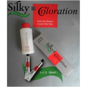 تصویر رنگ مو اورجینال برند Silky کد 80310186 