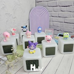 تصویر ساعت دیجیتال رومیزی عروسکی 