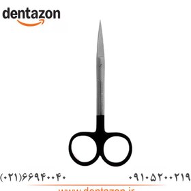 تصویر قیچی اریس دسته مشکی کاریزما (سرصاف و سرکج) 