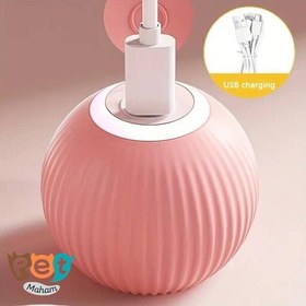 تصویر توپ غلتان اتوماتیک شارژی مناسب بازی سگ و گربه Smart ball cat toy