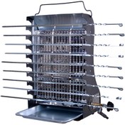 تصویر کباب پز ایستاده بدون دود ضیافت مدل تابش ا Standing grill without smoke radiation model Standing grill without smoke radiation model