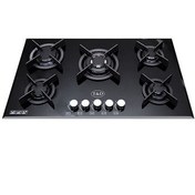 تصویر اجاق گاز شیشه ای ۵ شعله تی اندی مدل TD 106I ا T&D Glass Hob Model TD 106I T&D Glass Hob Model TD 106I