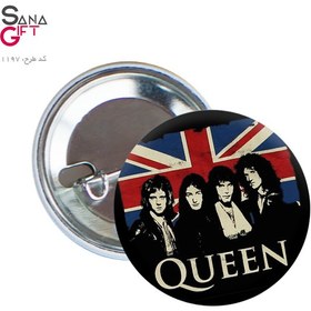 تصویر پیکسل طرح گروه موسیقی Queen 