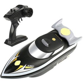 تصویر قایق کنترلی با ردیاب ماهی 40 سانتیمتر برند mytoys RC Boat With Remote Fishing Finder 40cm