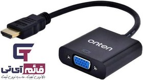 تصویر تبدیل انتقال تصویر اونتن مدل HDMI To VGA Adapter With Audio Cable OTN-5169 